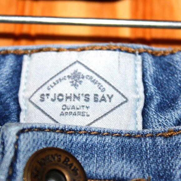 St. John's Bay Straight Leg Jeans - Size 14S - Picture 7 of 11